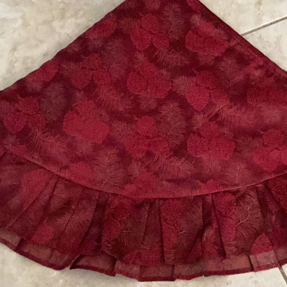 EUC Vintage Martha Stewart tree skirt